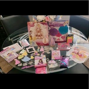Sold
GIRLS PRINCESS THEMED BIRTHDAY PARTY SUPPLIES